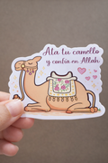 Sticker “Ata tu camello y confía en Allah”